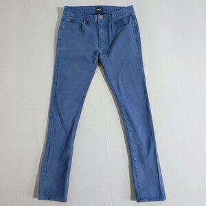 RVCA Twill pants men's size 30 blue colour Daggers pants slim fit straight